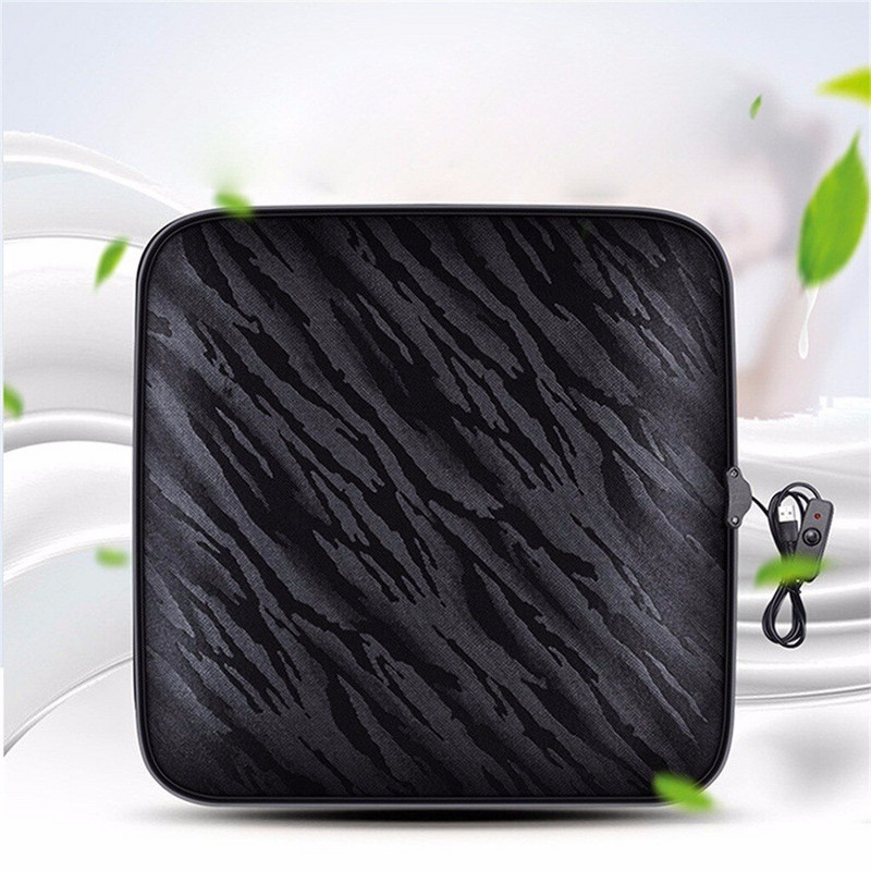 USB autófűtő párna téli autószőnyeg autós univerzális ülés elektromos fűtés üléspárna 12V autós vastagító elektromos fűtőbetét