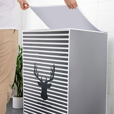 Kryt na bubon práčky PEVA, vodotesný, prachotesný, s vrchným plnením/predným krytom chladničky, kryt na domáce pranie