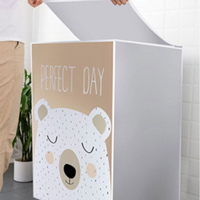 Kryt na bubon práčky PEVA, vodotesný, prachotesný, s vrchným plnením/predným krytom chladničky, kryt na domáce pranie