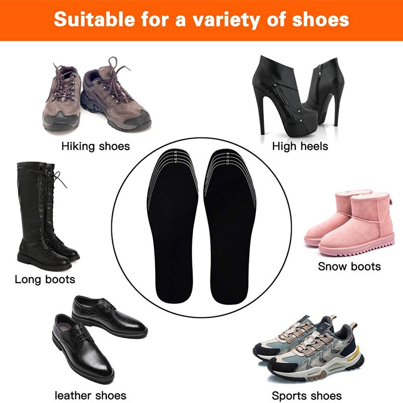 USB šildomi batų vidpadžiai elektriniai pėdų šildytuvai pėdų šildytuvai kojinių kilimėliai žiemai lauko sportui šildomi vidpadžiai žiemai šilti