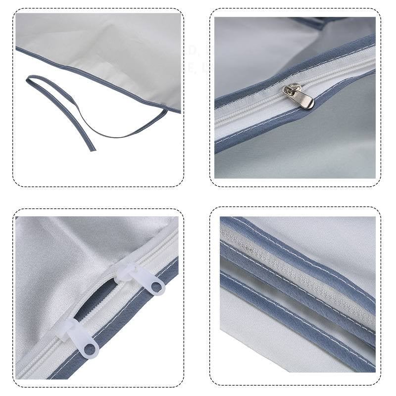 Κάλυμμα πλυντηρίου ρούχων Πλήρως αυτόματο αντηλιακό με ρολό Πλυντήριο ρούχων αδιάβροχο κάλυμμα στεγνωτήριο πολυεστέρας ασημί Αδιάβροχο