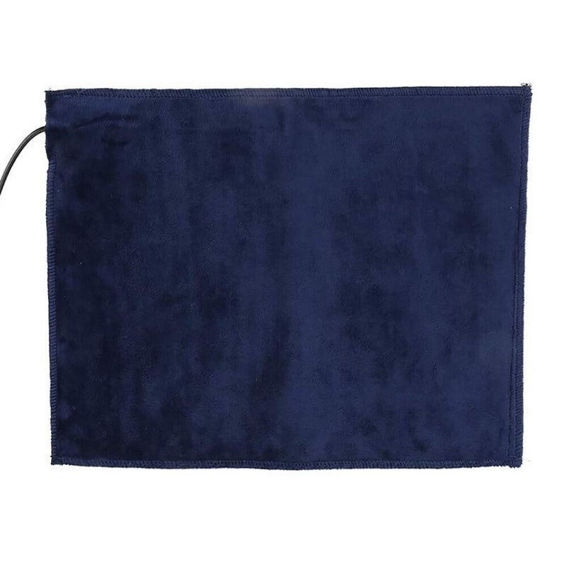 Elektrinis šildymo padas PU odinis krokodilo raštas USB Šildomas Šildomas kilimėlis katės šuns kaklui Nugarai 3 režimai, reguliuojama temperatūra