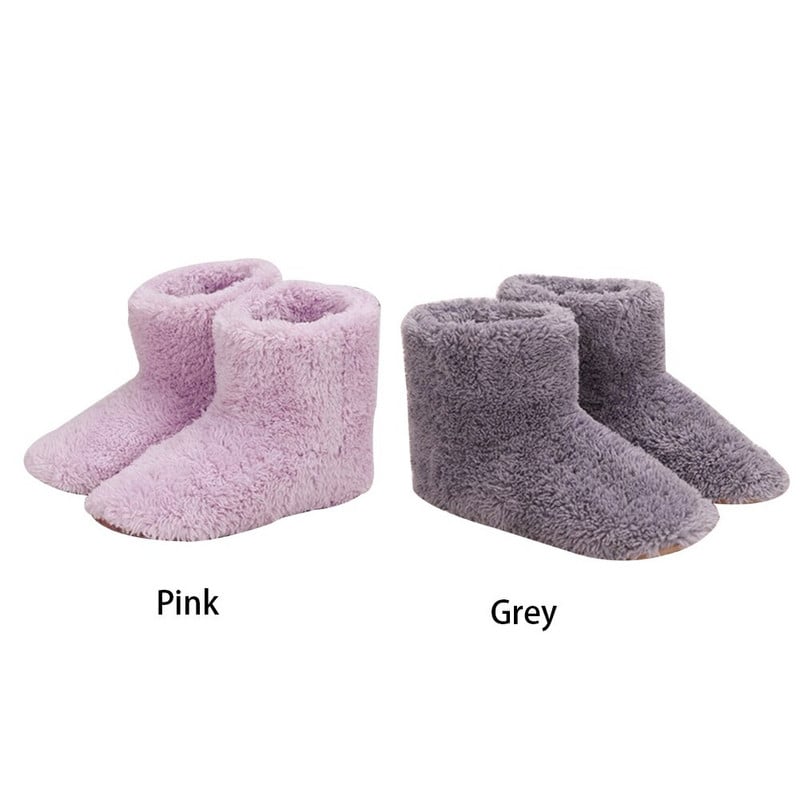 Muškarci Žene Cipele za grijanje Grijač za noge Kućno sučelje za uštedu električne energije Skrivanje Poklon Višenamjenski USB punjač Dizajn čizme Pliš