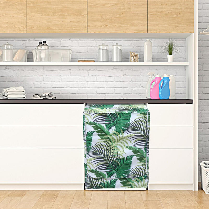 1 buc. Capac pentru mașină de spălat șic, creativ, impermeabil, capac pentru mașină de spălat tambur, capac pentru uscător, capac de protecție, capac de praf pentru balcon acasă