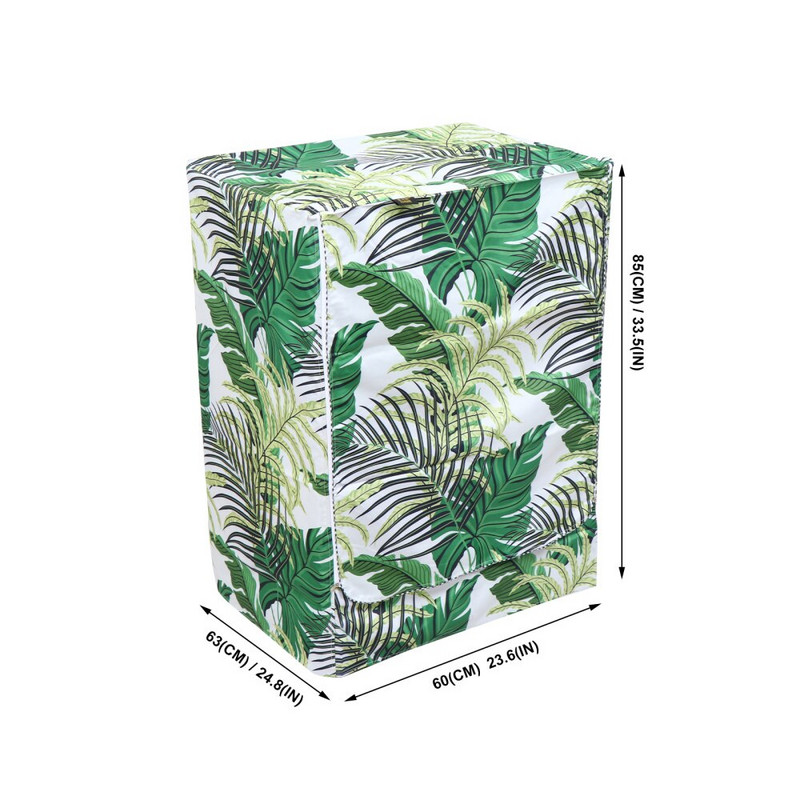 1 buc. Capac pentru mașină de spălat șic, creativ, impermeabil, capac pentru mașină de spălat tambur, capac pentru uscător, capac de protecție, capac de praf pentru balcon acasă