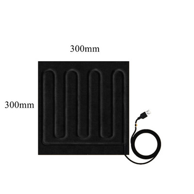 5V USB Električni grijaći film Jastučić Termalna karbonska vlakna Daleki infracrveni grijač Omotač Jakna za kućne ljubimce Prsluk Rukavice Čarape Hlače Remeni Odjeća