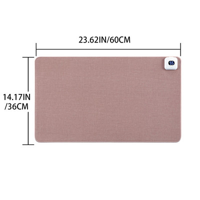 Toplinska podloga Vodootporna pamučna podloga za prikaz temperature Grijanje Podloga za miša Održava toplinu Podloga za stol Grijanje Uredski stol Prevelika zima