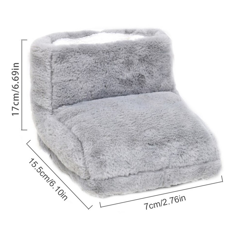 Grijani električni topli grijač za stopala Masažer za stopala Toplina koja se može prati 3 načina rada Postavke topline Topliji jastuk Termalna masaža za grijanje stopala