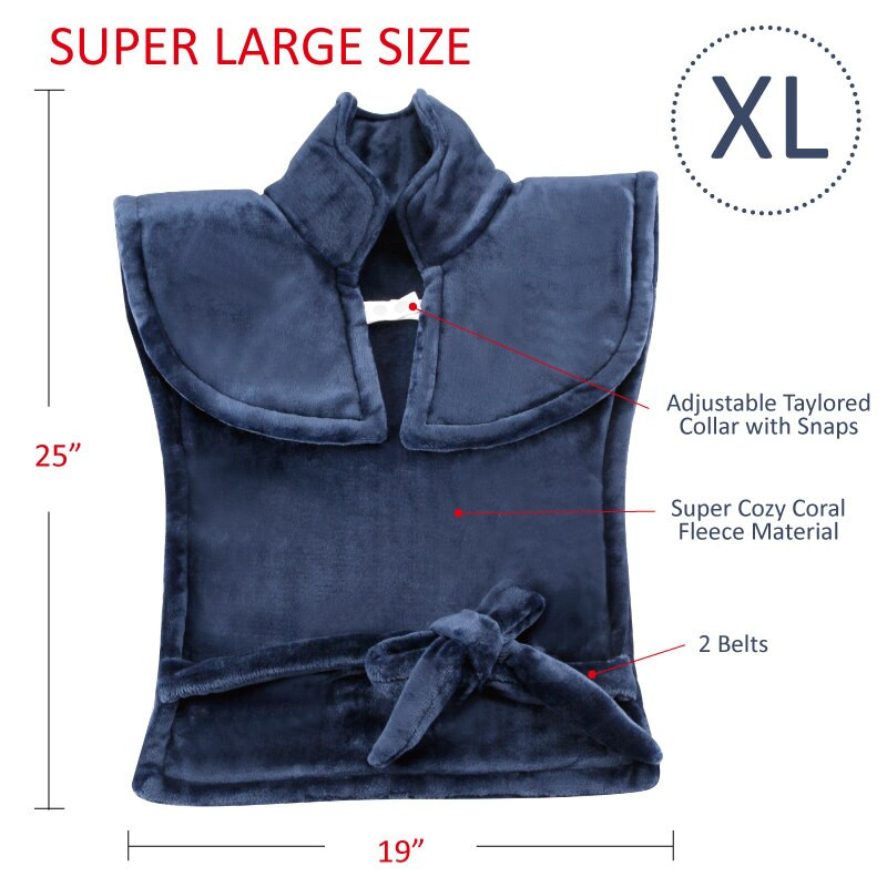 Elektrická vyhrievacia podložka na chrbát s infračervenou terapiou pre bolesti a napätie svalov 110V/220V so štyrmi druhmi zástrčiek