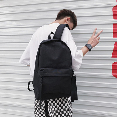 Viacpriehradkový plátený batoh pre mužov