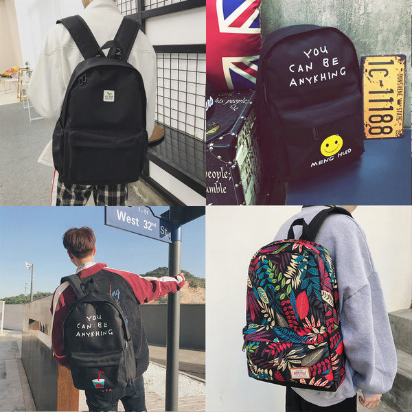 Viacpriehradkový plátený batoh pre mužov