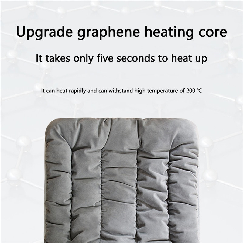 Zimski električni grijaći jastuk USB stolica Održava toplinu Auto Kućni ured Univerzalni ljubimac mačka pas Brzo grijana podloga za sjedalo za žene muškarce