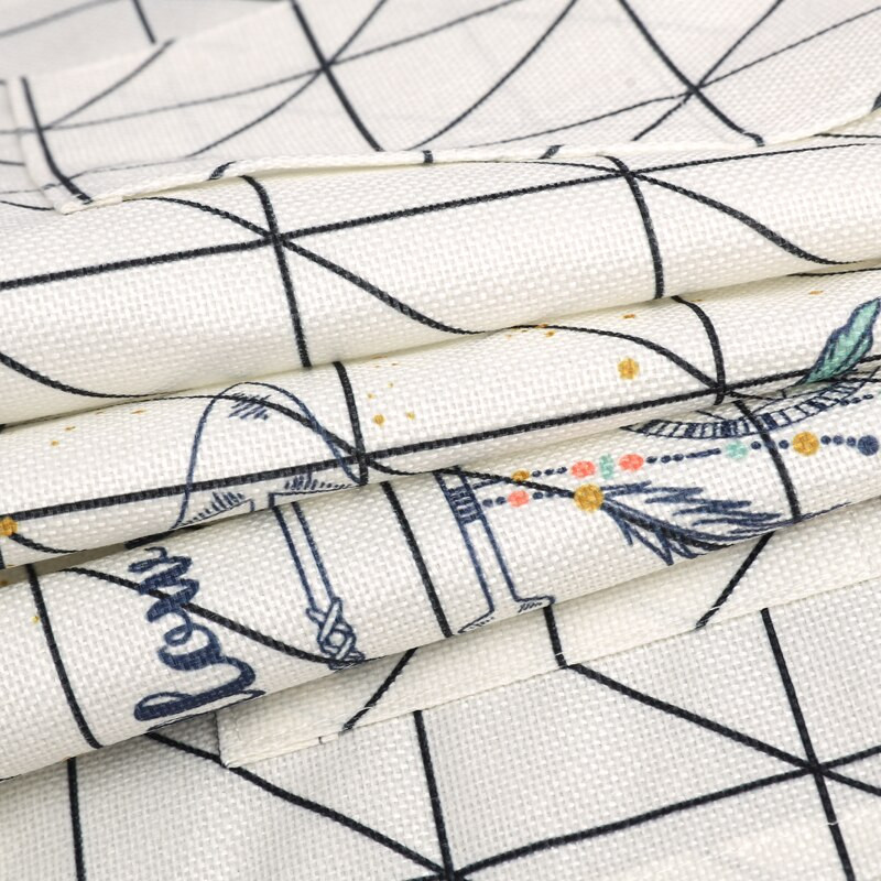 Sivý pruhovaný prachotesný kryt na práčku, chladničku, lapač snov, biely mriežkový prachotesný kryt, ľanový prachotesný kryt na mikrovlnnú rúru