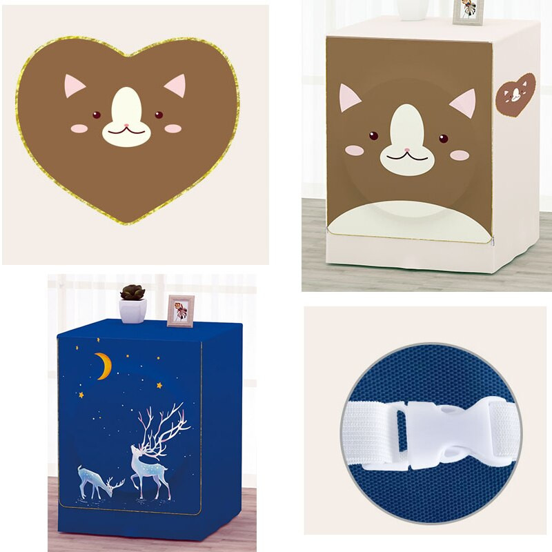 Zahusťovací kryt práčky, valčeková práčka, opaľovací krém, vodotesný sušič, ochranný kryt, zadný strieborný prachotesný