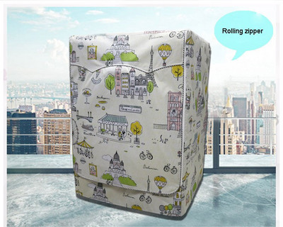 SRYSJS Cartoon αδιάβροχο κάλυμμα στεγνωτηρίου ρούχων αντηλιακό κάλυμμα Passprot με επίστρωση ασημένια θήκη προστασίας