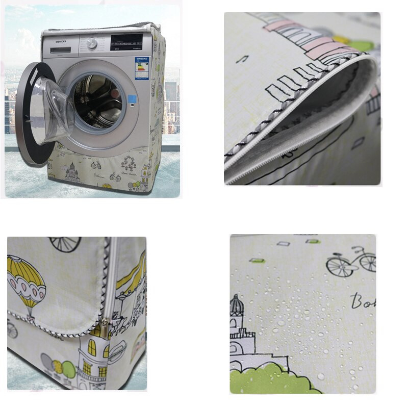 SRYSJS Cartoon αδιάβροχο κάλυμμα στεγνωτηρίου ρούχων αντηλιακό κάλυμμα Passprot με επίστρωση ασημένια θήκη προστασίας