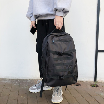 Pánsky plátený batoh so širokými popruhmi