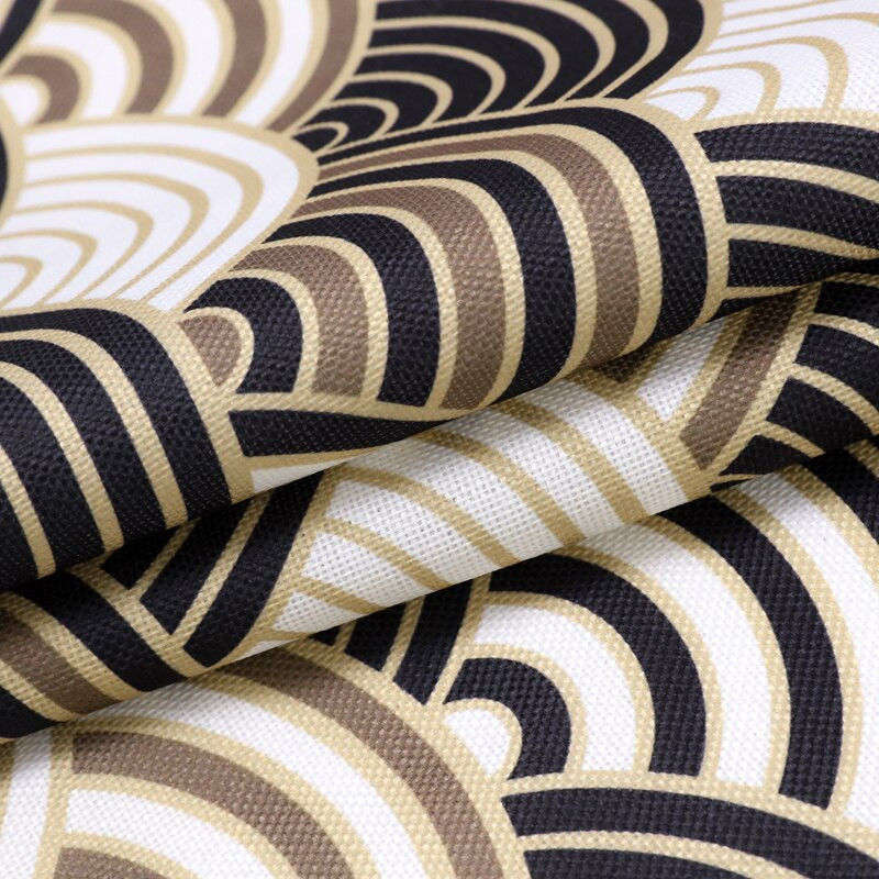 Lino spauda Retro japoniškos bangos dulkėms atsparus dangtis skalbimo mašinos dangtis šaldytuvas, gėlė, apsauga nuo dulkių mikrobangų krosnelės dangtis