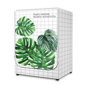 Κάλυμμα SRYSJS Ασημένιο κάλυμμα Αδιάβροχο και αντηλιακό κάλυμμα πλυντηρίου ρούχων Κάλυμμα λουλουδιών κάλυμμα διαβατηρίου οικιακής θήκης κυλινδρικής αντισκόνης