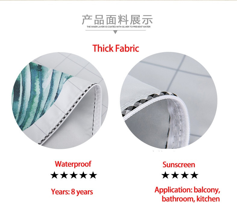 Κάλυμμα SRYSJS Ασημένιο κάλυμμα Αδιάβροχο και αντηλιακό κάλυμμα πλυντηρίου ρούχων Κάλυμμα λουλουδιών κάλυμμα διαβατηρίου οικιακής θήκης κυλινδρικής αντισκόνης