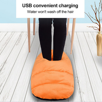 Jalasoojendaja Usb Elektriküte Jalasoojendaja Talvine Pehme Flanellkate Jalasoojenduspadi Suss Creative Home Office Soojad jalanõud