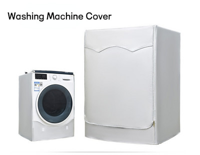 Κάλυμμα πλυντηρίου ρούχων Προστατευτικό ύφασμα Oxford αδιάβροχο μπροστινό κάλυμμα στεγνωτηρίου ρούχων αντηλιακό κάλυμμα πλυντηρίου ασημένιο κάλυμμα προστασίας από τη σκόνη