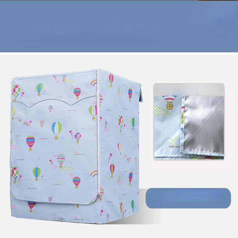 Κάλυμμα πλυντηρίου ρούχων Προστατευτικό ύφασμα Oxford αδιάβροχο μπροστινό κάλυμμα στεγνωτηρίου ρούχων αντηλιακό κάλυμμα πλυντηρίου ασημένιο κάλυμμα προστασίας από τη σκόνη