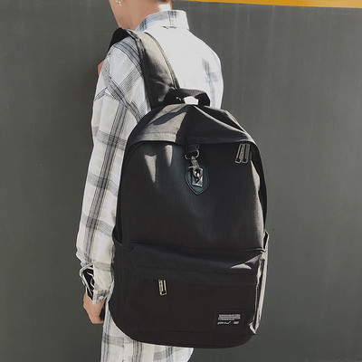 Textilný pánsky batoh s nápisom a aplikáciou niekoľko modelov