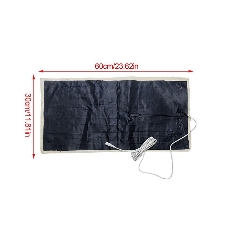 12V vykurovacia fólia ohrievač prenosný skladací vyhrievaný list USB teplé pastové podložky rýchlo sa ohrievajúce na vankúš sedadla