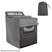 Kryt na práčku s predným plnením zhora, vonkajšia oxfordská látka, práčka so sušičkou na balkón s úložným vreckom, vodotesný opaľovací krém