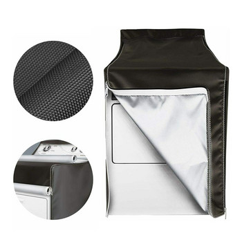 Капак за перална машина с горно зареждане Външен плат Oxford Пералня Сушилня Балкон с чанта за съхранение Водоустойчив слънцезащитен аксесоар