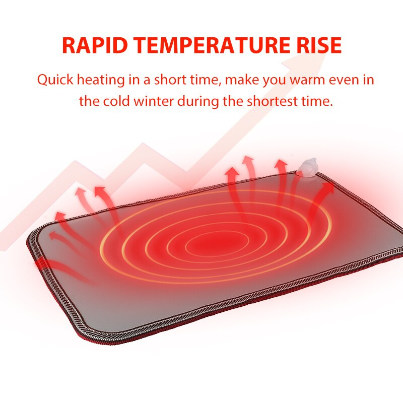 Zimski grijač za stopala Električna grijaća prostirka 30*50 cm Grijaća ploča Vodootporni grijač za noge Grijač za kućne ljubimce 10 zupčanika