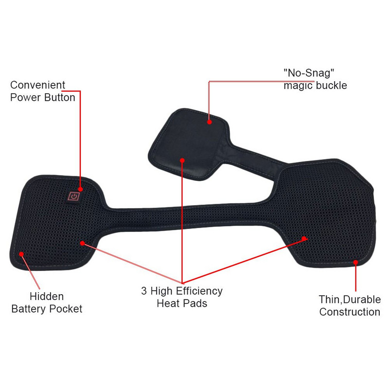 Nový odolný univerzálny ohrievač kabátov, inteligentný ohrievač bund, udržiavanie tepla a regulácia teploty oblečenia, vykurovacie zariadenie pre domácich majstrov