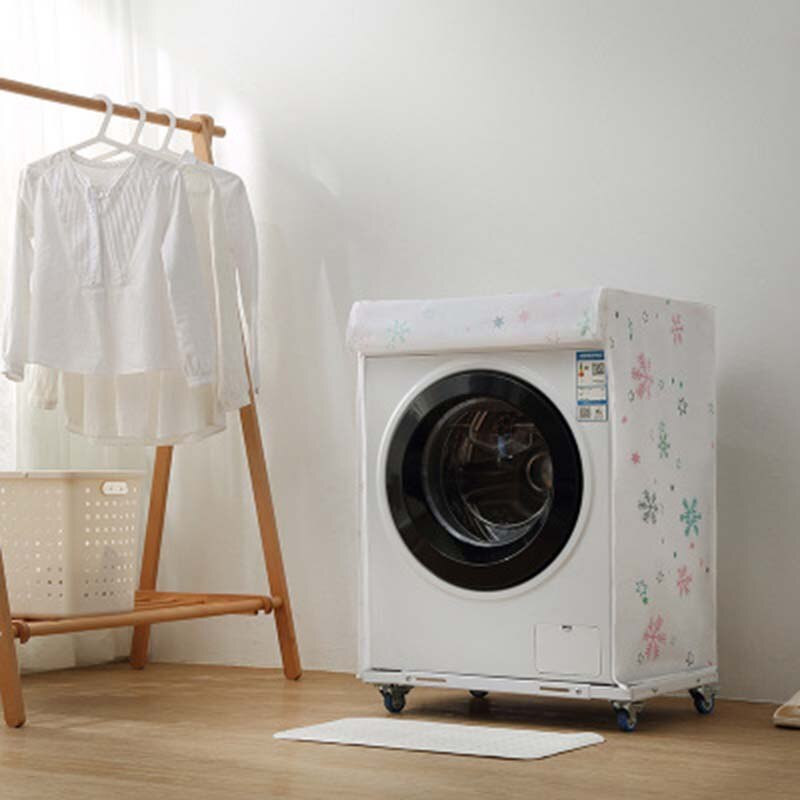 1ks kryt na práčku, prachový kryt, čistý, vodeodolný, prachový kryt, PEVA bubon, kryt na práčku s predným plnením, domáce potreby