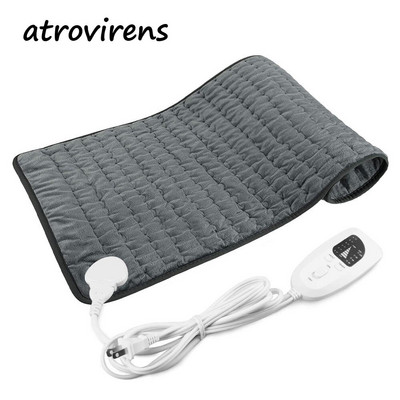 6 režimov Elektrický vyhrievací vankúš na úľavu od bolesti brucha, pása a chrbta Zimná ohrievacia podložka s rýchlou tepelnou izoláciou a zástrčkou EU/US