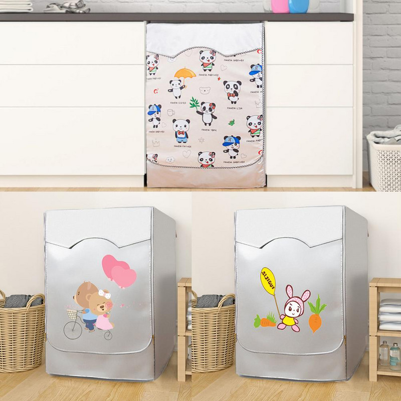 Oxford platnena navlaka za perilicu rublja zadebljana vodootporna perilica otporna na prašinu navlaka za prašinu za kupaonicu kuhinju balkon vrt