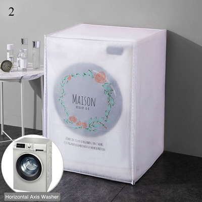 Augšējās/priekšējās iekraušanas veļas mazgājamās mašīnas vāks bungu veļas mašīnai Ūdensnecaurlaidīgs korpusa putekļu vāks pulsatora mazgāšanai