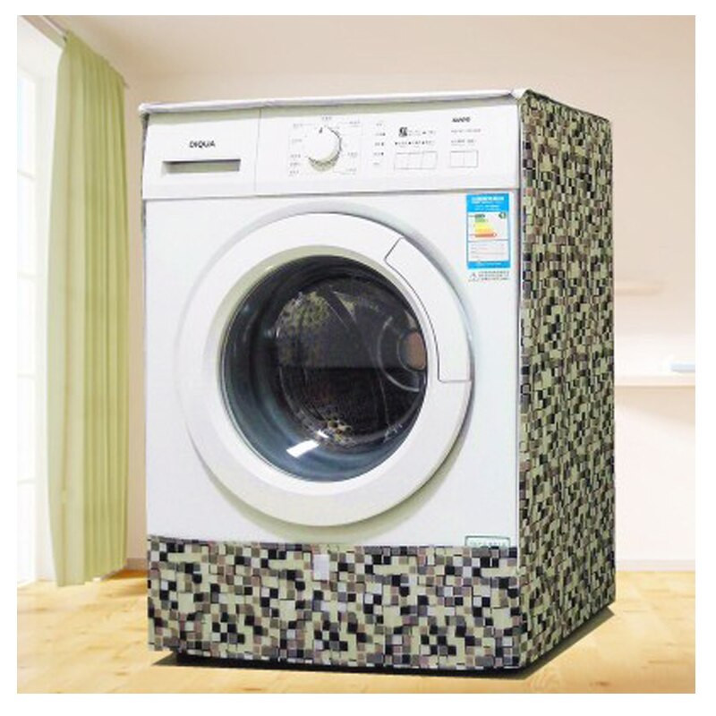 Kryt na práčku SRYSJS s kreslenými motívmi, vodotesný opaľovací krém, ochranný kryt na bubon práčky, prachotesný kryt