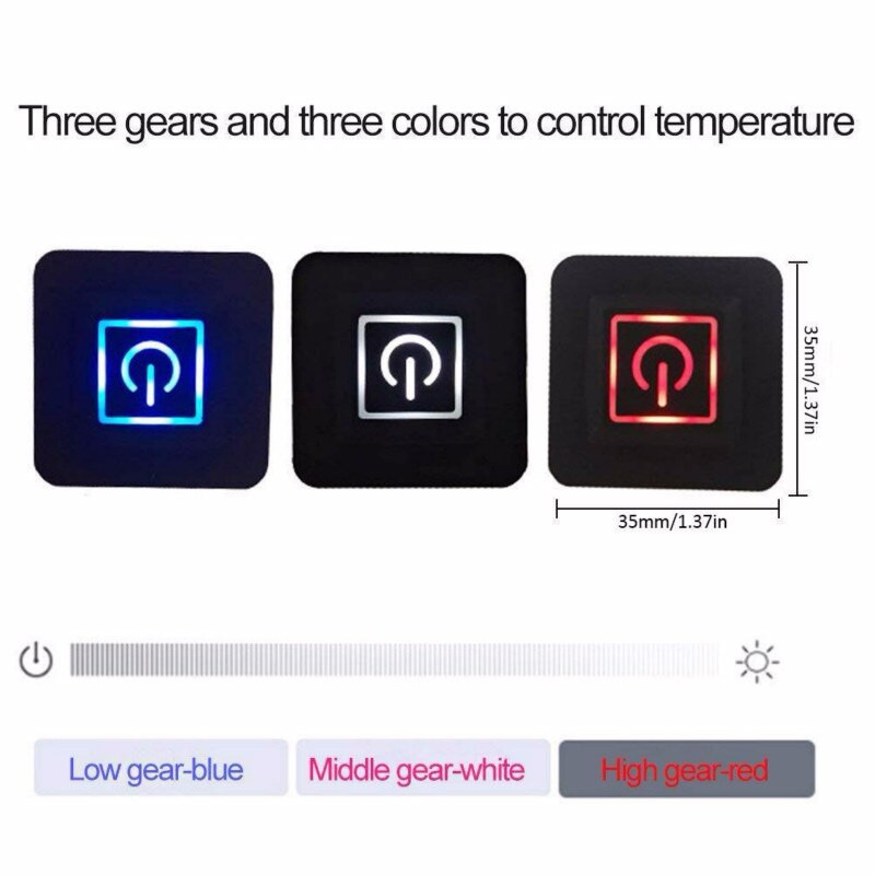 Novi 5 u 1 USB grijač za odjeću s 3 zupčanika s podesivom temperaturom, električni grijač, grijaći jastučić za prsluk, alati