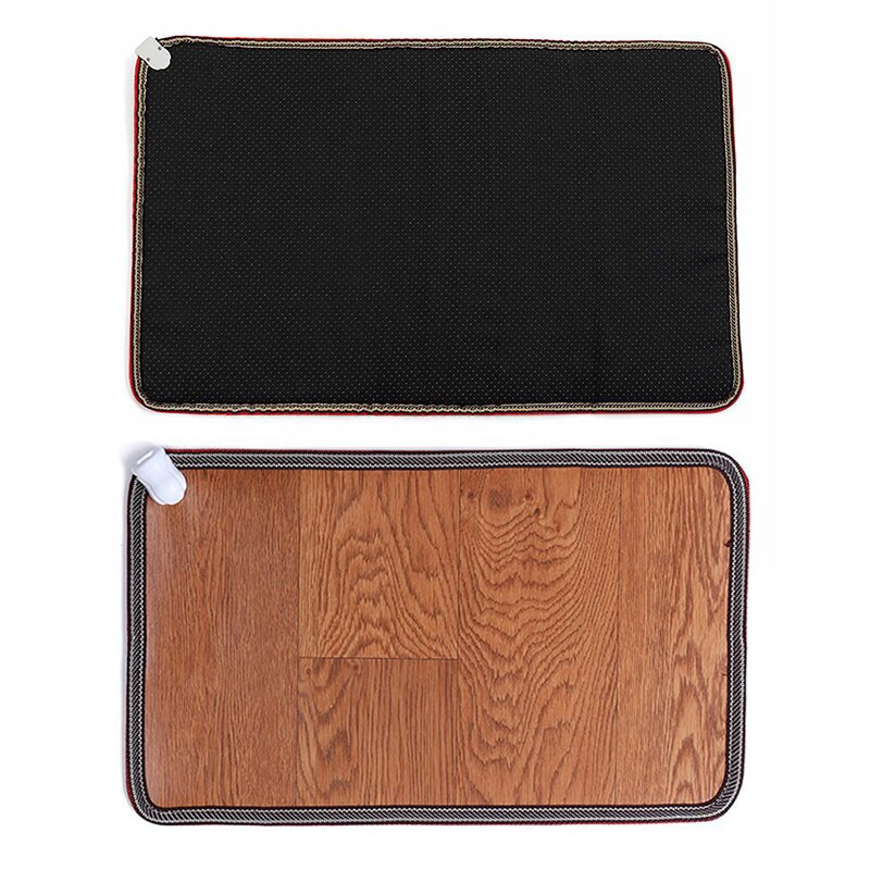 Podesivi kožni grijaći otirač za stopala, električni grijač za noge, grijač za noge, termostat za tepih, kućni ured, alati za zagrijavanje