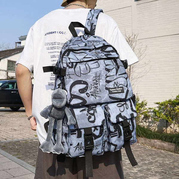 Pánsky ležérny batoh s vreckami - niekoľko farieb