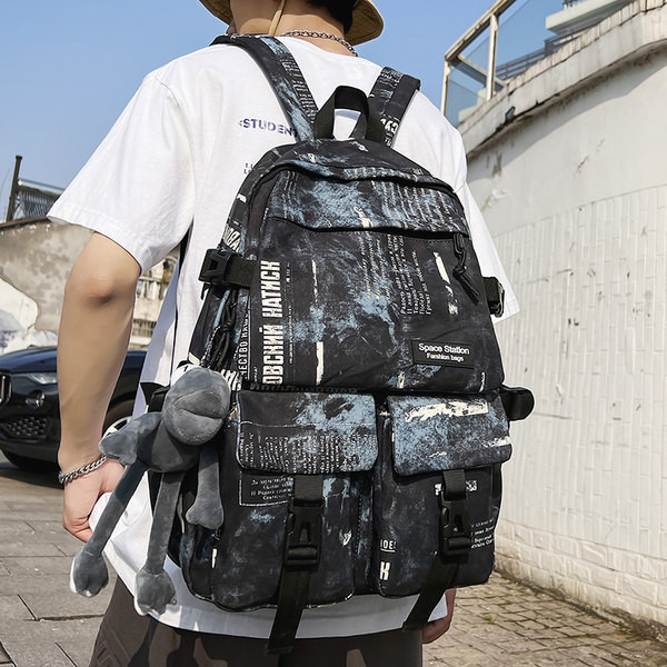 Pánsky ležérny batoh s vreckami - niekoľko farieb