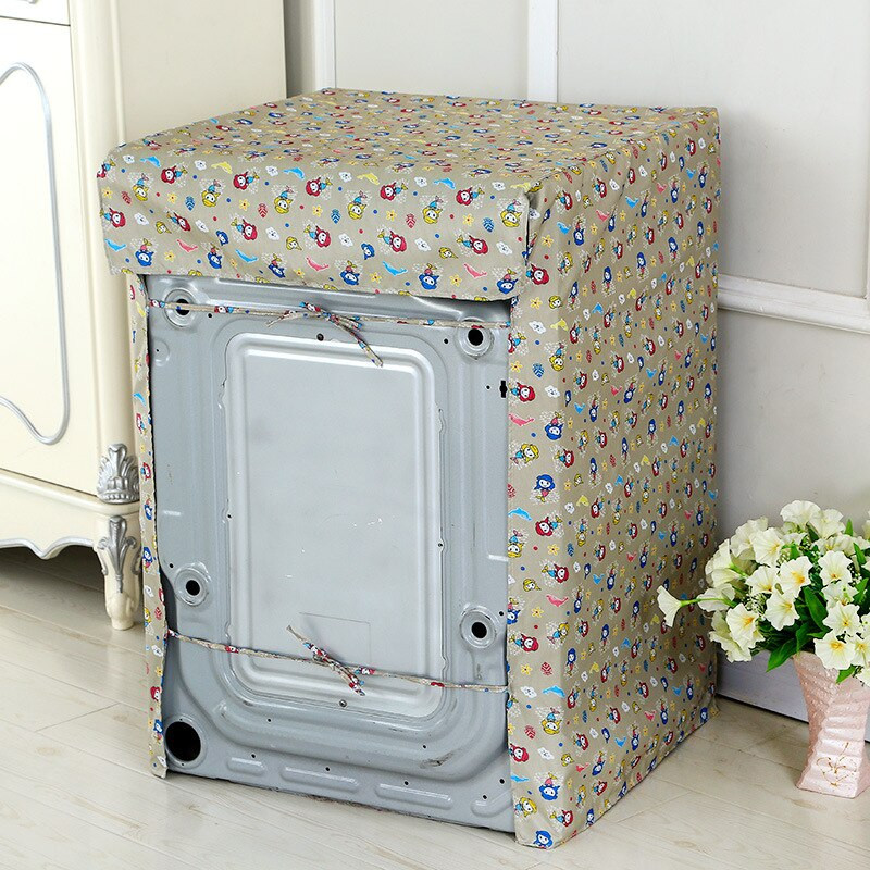 Nepremokavý látkový kryt proti prachu pre bubon práčky, predný otvor, vodeodolný kryt na práčku a sušičku s opaľovacím krémom