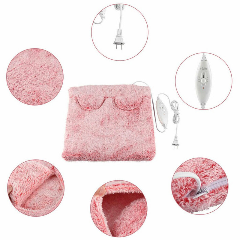 Novo električno grijano toplo Udobno grijanje za noge i ruke Grijanje papuče Sofa Jastuk Topla navlaka za noge Jastuk za grijanje stopala Zimski topli darovi