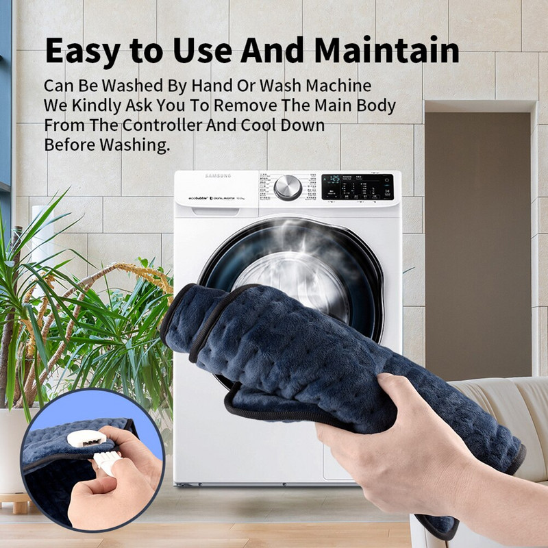 Električni terapeutski grijaći jastučići za ublažavanje masaže za grijanje za spavanje Električna deka za trbuh, struk, leđa, ublažavanje bolova u leđima Zimski topliji jastučić