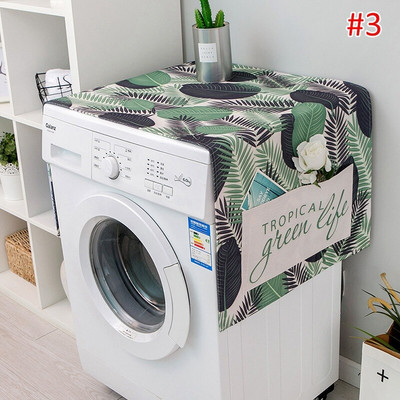 Nordic práčka s úložným vreckom, horný kryt chladničky, protiprachový chránič, moderná čistiaca handrička pre domácnosť