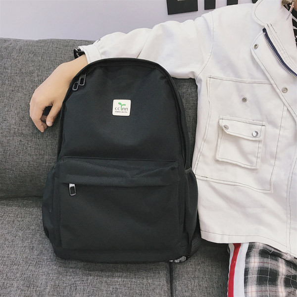 Új modell textil hátizsák felirattal és applikációval férfiaknak