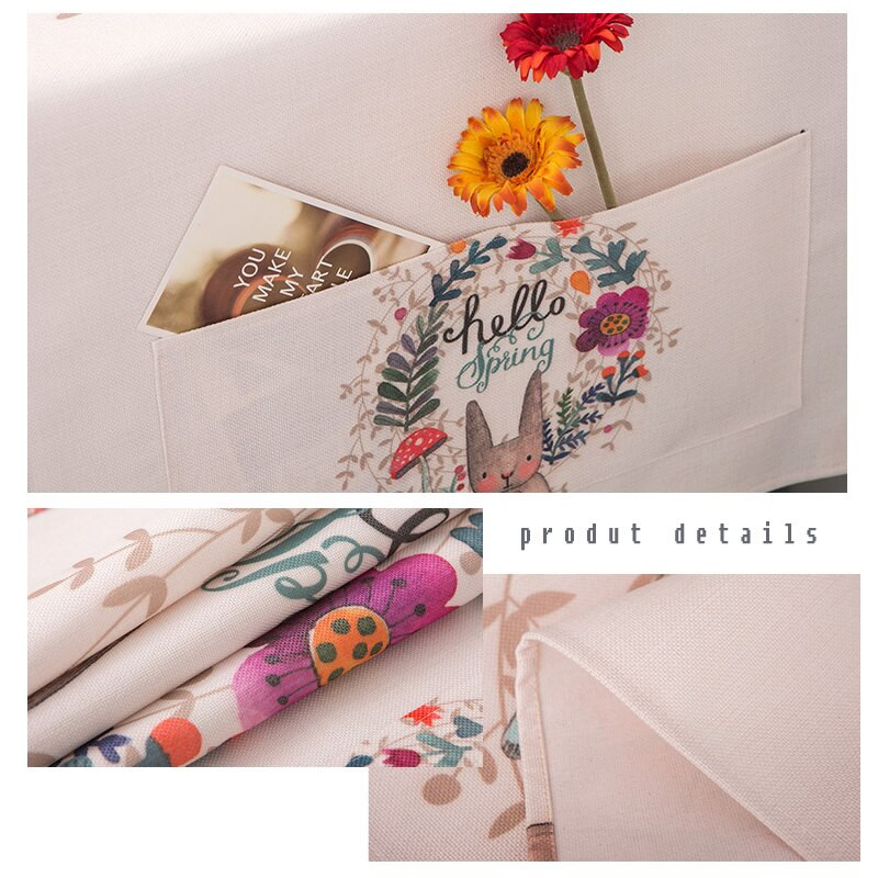 Otporan na prašinu Poklopac za perilicu rublja Motike za pranje hladnjaka Poklopci za prašinu Navlaka za mikrovalnu pećnicu s džepom za pohranu Krpa za namještaj