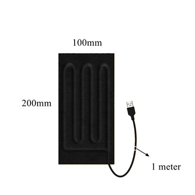 5V USB elektrická vykurovacia fólia, termálna uhlíková vlákien, infračervený ohrievač, obal, bunda, vesta, rukavice, ponožky, nohavice, opasky, oblečenie
