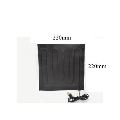 5V USB elektrická vykurovacia fólia, termálna uhlíková vlákien, infračervený ohrievač, obal, bunda, vesta, rukavice, ponožky, nohavice, opasky, oblečenie